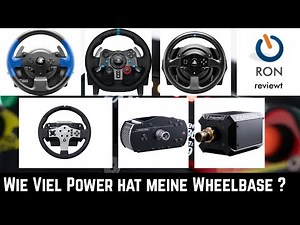 Wie viel Power hat meine Wheelbase? Logitech G29 vs. Thrustmaster T150/300 vs. Fanatec CSL/CSW/DD