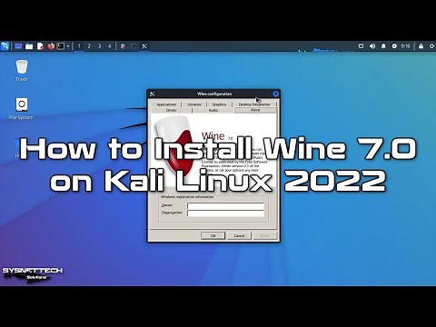 How to Install Wine 7.0 to Run Windows Apps on Kali Linux 2022.3 | SYSNETTECH Solutions