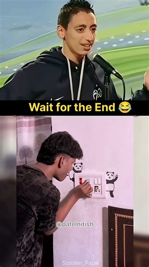 Wait for the End 😂 #dontlaughchallenge #shorts #funny #memes #ytshorts #scrollerpatel