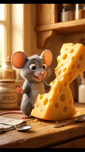 This mouse was NOT expecting this... (Watch till 0:05)#Viral Shorts 2026 #InfiniteCheese #MagicMouse