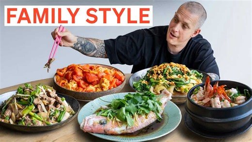 Cantonese Family-Style Dinner Finally Made