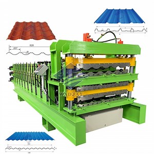 [Hot Item] Three Layer Heavy Duty Sheet Metal Roofing Making Machine