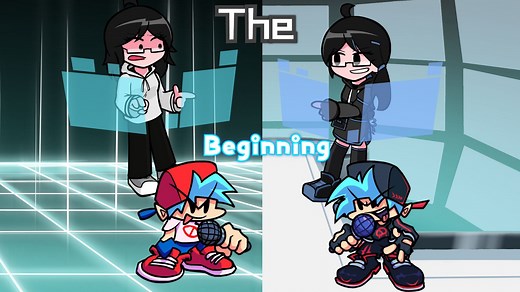 【FNF】超优质MOD-Cyber Sensation（网络轰动）-The Beginning（带EX）（vs Taeyai）