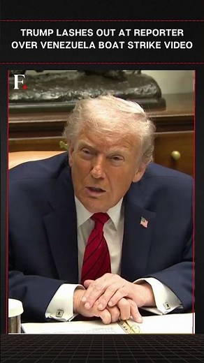 #FirstpostNews: Trump Clashes with Reporter Over Unreleased Venezuela Boat-Strike Video | N18G