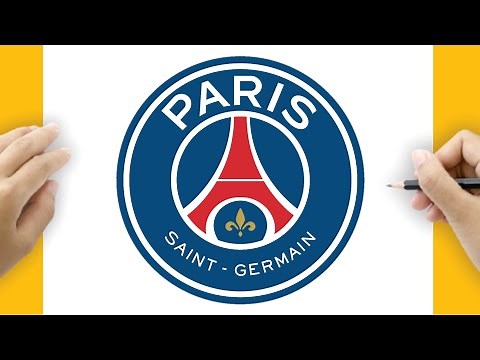 HOW TO DRAW THE PARIS SAIN GERMAIN LOGO FOOTBAL TEAM | PSG Drawing