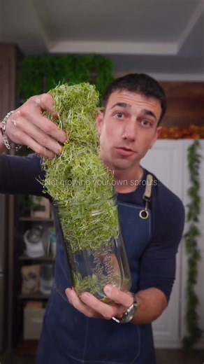 Mario Fabbri on Instagram: "Easiest food to grow, hands down. Just 5 days. Comment “sprouts” and I’ll send you The Sprout Cookbook ✔️ 100 sprout recipes ✔️ Free for a limited time Broccoli Sprouts grow in 5 days, and it’s easier than brewing coffee. #sprouting #broccolisprouts #growfoodathome #simpleliving #thesproutingcompany"