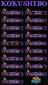 Twitch-Panels Kokushibo (Demon Slayer), (FR-ENG) - Etsy.de