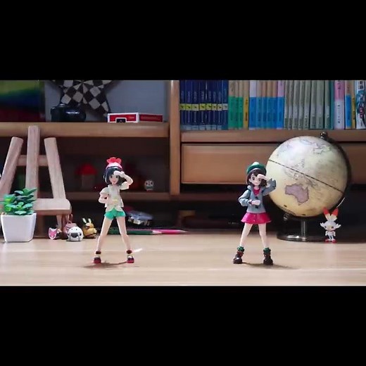 Pokémon - Selene and Gloria do the Z Move | Stop Motion