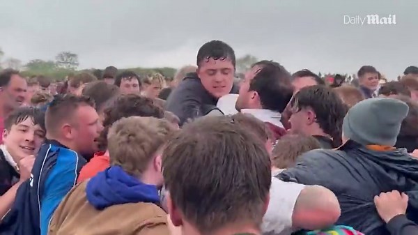 Leicestershire locals take part in annual bottle-kicking contest