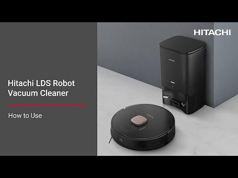 Hitachi LDS Robot Vacuum Cleaner How to Use