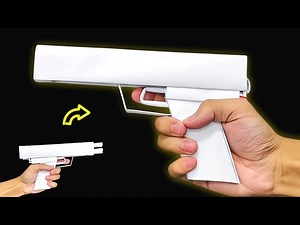 PAPER SHOOTING GUN TUTORIAL | EASY ORIGAMI WEAPON
