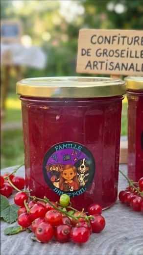 Confiture maison de groseilles 🍓