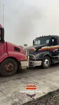 Heavyweight Clash: Semi Trucks Go Head-to-Head in the Mud!