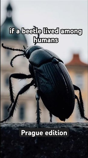 If a beetle lived among humans. Comment next animal🪲#animalsashumans #humanversion #aiart #viral