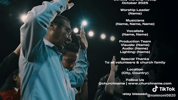 Sunday Worship Recap: Cinematic Template for Churches