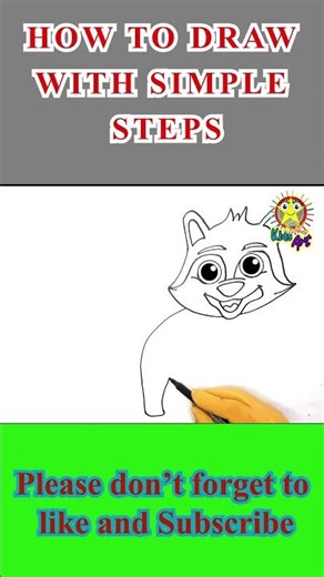 Simple Fox Drawing with Easy Steps for Beginners