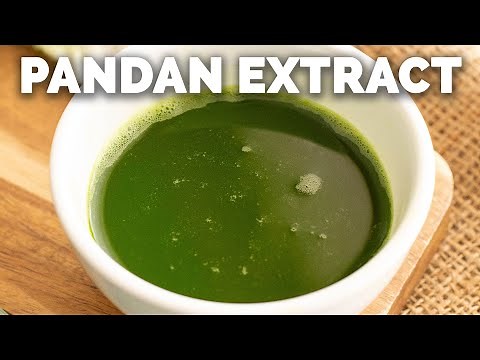 Homemade Pandan Extract and Juice [2 Ingredients / 2 Minutes!]