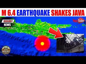 M6.4 Earthquake Injures 15, Damages Buildings in Java Indonesia