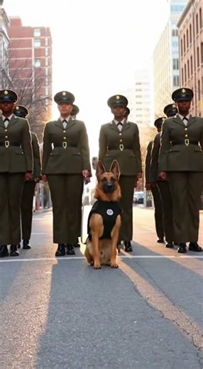 Respect! Soldier Dog Salutes! #k9 #germanshepherd #dog