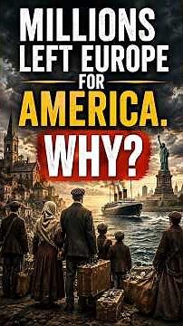 WHY DID MILLIONS LEAVE EUROPE FOR AMERICA? 🇺🇸 | The Untold Immigration Story
