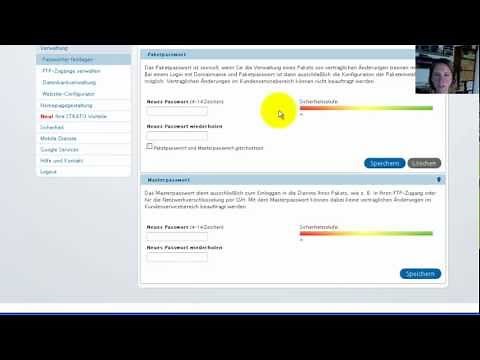 4. Teil: Masterpasswort und FTP Zugang anlegen bei Strato (Wordpress deutsch)