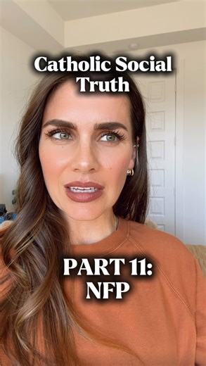 Marie Mazzanti on Instagram: "What if women’s bodies were never the problem? What if fertility wasn’t a defect to suppress… but a language to understand? NFP isn’t “Catholic birth control.” It doesn’t drug, block, or override the body. It assumes the female body already works, and asks couples to change their behavior, not her biology. This reel isn’t about having the most kids. It’s about whether love requires self mastery… or whether we expect women’s bodies to carry the cost of our convenienc