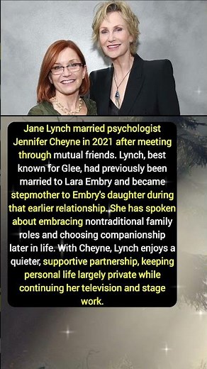 Jane Lynch's Later-Life Love