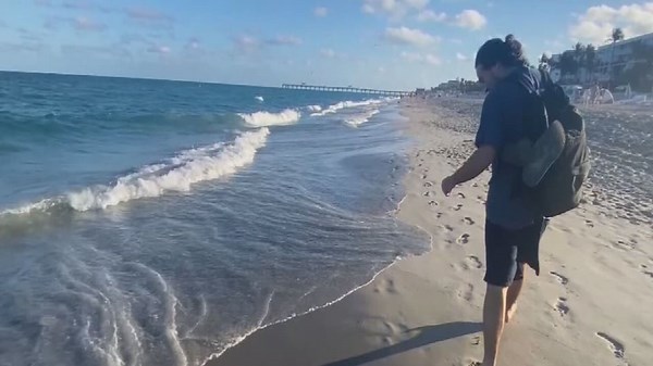 Some Florida beachgoers say black tar balls creating sticky mess on the coast