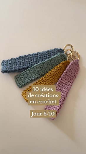 Porte-clés au crochet : Tutoriel facile et créatif
