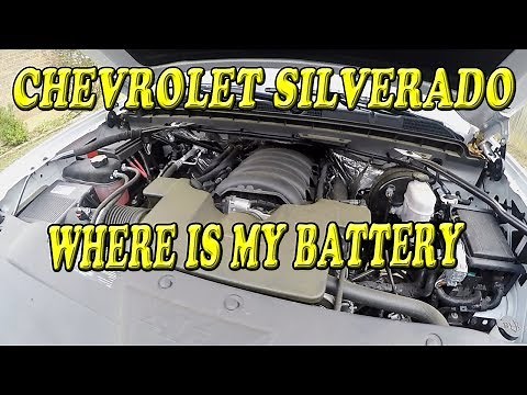 Chevrolet Silverado Where is the Battery