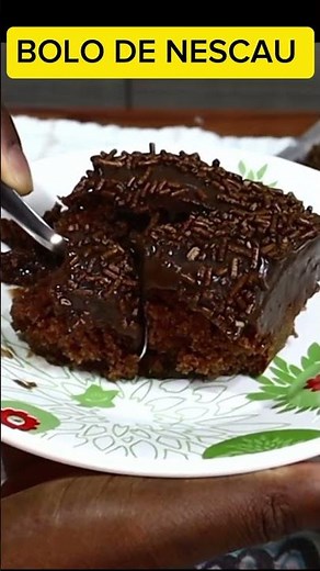 "🍫⬆️⬆️ Clique aqui e veja a receita completa desse bolo de Nescau fofinho!⬆️⬆️