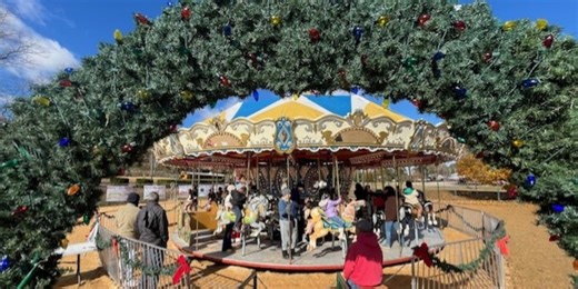 Valley’s Merry Christmas merry-go-round continues to turn heads after nearly 70 years