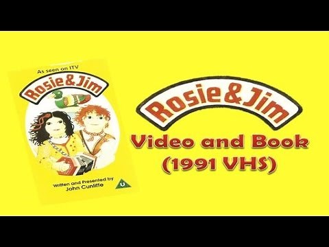 Rosie & Jim: Video and Book (1991 VHS)