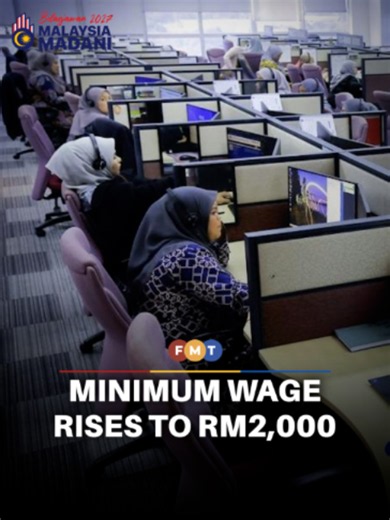 Minimum wage to rise to RM2,000 from June 2027 #FMTNews #Belanjawan2027 #fyp #NewsAtTiktok #TrendingNewsMalaysia #FMTEng