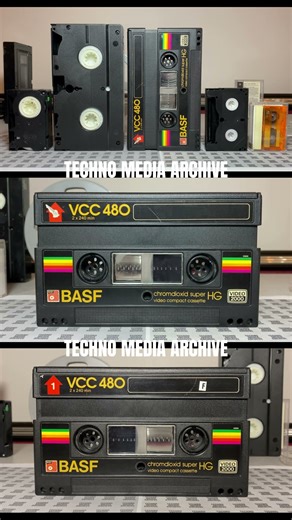 BASF Video Compact Cassette. 480 min. Double sided #Shorts