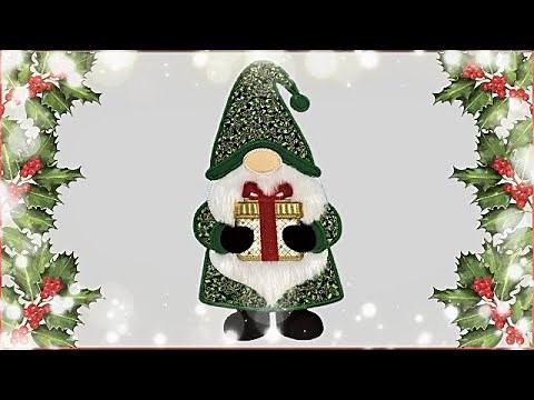 Sven The Festive Gnome - Machine Embroidery Tutorial - From Kreative Kiwi