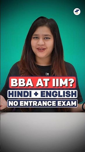 🤯BBA in HINDI? IIM Udaipur Launches NEW BBA Course🔥#Shorts #BBA #BBACourse