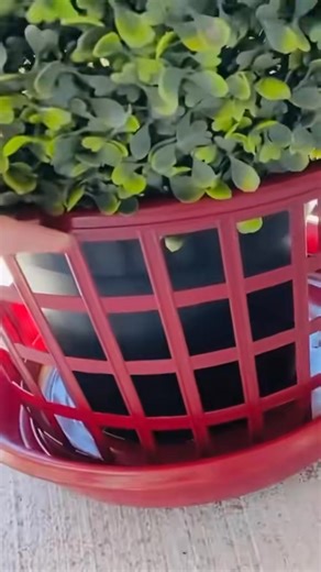 Turned a few Dollar Tree finds into the perfect DIY rolling basket — great for plants, storage, or anything you need to keep stylishly on wheels! 🪴✨ | Olivia's Romantic Home DIY