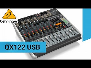 QX1222 USB a 12 channel mixer form Behringer. Full review.