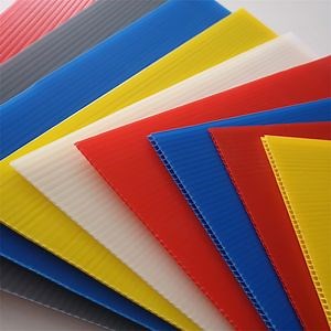 [Hot Item] Hollow Fluted Corrugated PP Plastic Sheet/Board Multi Color Corrugated Plastic Sheet