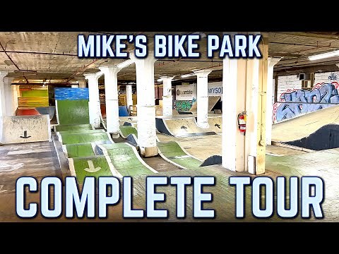 Complete Tour Of Mike's Indoor Bike Park & Bike Shop!