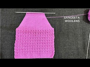 Beginners Tutorial to knit baby cardigan (0 to 3 months) - Step by Step. (Part -1)