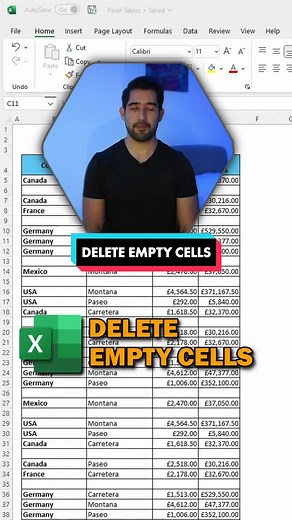 How to Delete Empty Cells in Excel Easily