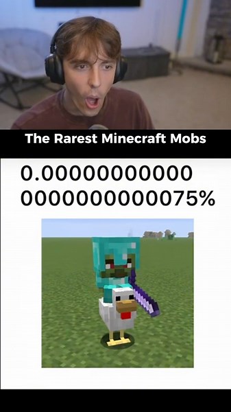 The Rarest Minecraft Mobs 😭