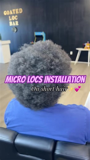 Beautiful Short Micro Locs and Curls for You