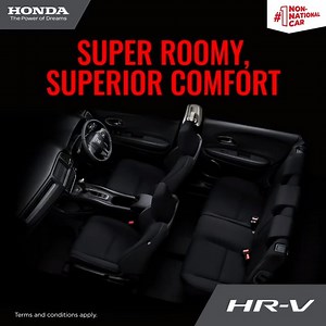 227K views · 200 reactions | With generous headroom and legroom for all passengers, the class-leading cabin space in the HR-V is made for your desired comfort. More about the HR-V’s spacious interior at: https://www.honda.com.my/model/hrv | Honda Malaysia | Facebook