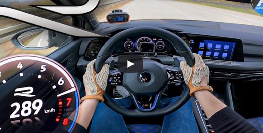 Volkswagen Golf 8 R: SOUND, Drift Mode e velocità massima sulle Autobahn tedesche [VIDEO]