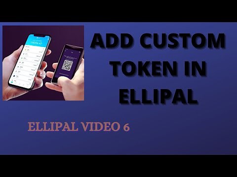 Add custom token in Ellipal cold wallet