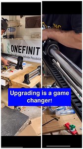 This @onefinitycnc has been a true game changer for me - it’s allowed me to scale my operation and make more of my jigs in less time. It’s amazing to me how easy it was to upgrade and how great that extra space has been. If you have been on the fence about getting one - the trade in program is phenomenal! Start small and scale up when you have the money or need! #cnc #onefinitycnc #workshop #woodworker #maker #woodworkingtools #toolsofthetrade #garagewoodshop #woodcnc | Newman Specials Custom Wo