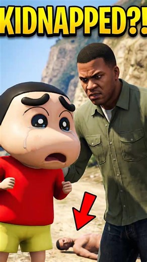 Franklin Fights For Nobita! Shin-chan Doraemon 😡 GTA 5 Telugu #Shorts